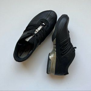 Nike Black and Silver Women's Sneakers